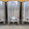 STAINLESS STELL TANKS CAPACITY LITERS 1000 PNEUMATIC FLOATING LID, WITH MANHOLE, ROUNDED BOTTOM NEW EQUIPMENT
