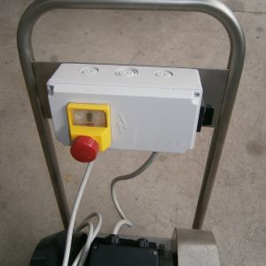 PUMP - ELECTRIC PUMP IN STAINLESS STEEL WITH FOOD IMPELLER MOD. EURO 50 2 SPEED WITH RUBBER REDUCTION PULLEY THREE PHASE 380 VOLT NEW MACHINE - Image 3