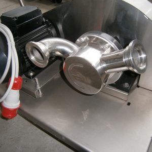PUMP - ELECTRIC PUMP IN STAINLESS STEEL WITH FOOD IMPELLER MOD. EURO 50 2 SPEED WITH RUBBER REDUCTION PULLEY THREE PHASE 380 VOLT NEW MACHINE - Image 2