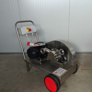 PUMP - ELECTRIC PUMP IN STAINLESS STEEL WITH FOOD IMPELLER MOD. EURO 50 2 SPEED WITH RUBBER REDUCTION PULLEY THREE PHASE 380 VOLT NEW MACHINE - Image 10