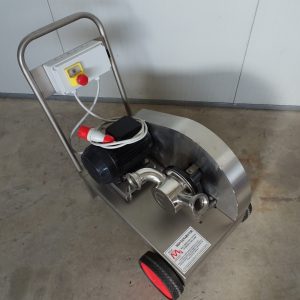 PUMP - ELECTRIC PUMP IN STAINLESS STEEL WITH FOOD IMPELLER MOD. EURO 50 2 SPEED WITH RUBBER REDUCTION PULLEY THREE PHASE 380 VOLT NEW MACHINE - Image 8