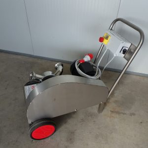 PUMP - ELECTRIC PUMP IN STAINLESS STEEL WITH FOOD IMPELLER MOD. EURO 50 2 SPEED WITH RUBBER REDUCTION PULLEY THREE PHASE 380 VOLT NEW MACHINE - Image 5