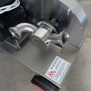 PUMP - ELECTRIC PUMP IN STAINLESS STEEL WITH FOOD IMPELLER MOD. EURO 50 2 SPEED WITH RUBBER REDUCTION PULLEY THREE PHASE 380 VOLT NEW MACHINE - Image 6