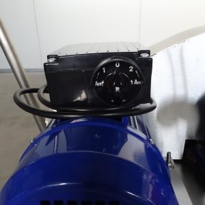 POMPA - ELETTROPOMPA IN ACCIAIO INOX CON GIRANTE IN GOMMA ALIMENTARE MOD. EURO 50 A 1 VELOCITA' CON RIDUZIONE A PULEGGIA MONOFASE 220 VOLT MACCHINA NUOVA - immagine 3