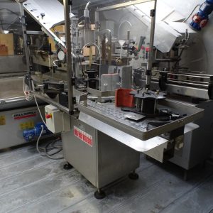 ETICHETTATRICE A COLLA ENOS MODELLO 1200 CON PROTEZIONI DI SICUREZZA MACCHINA USATA - immagine 7