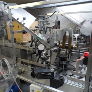 ETICHETTATRICE A COLLA ENOS MODELLO 1200 CON PROTEZIONI DI SICUREZZA MACCHINA USATA - immagine 6
