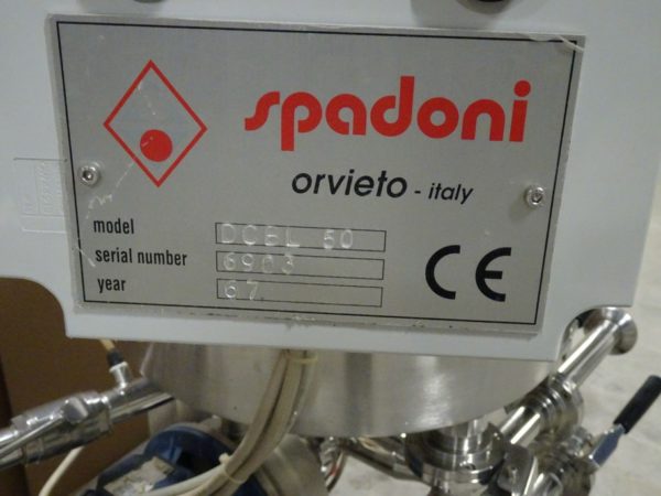 KIESELGUR FILTER SPADONI IN STAINLESS STEEL, 2MQ OF FILTERING SURFACE, SECOND-HAND MACHINE January 13th, 2022