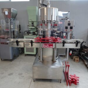 FILLING MACHINE BC IN STAINLESS STEEL 10 VALVES, SECOND-HAND MACHINE
