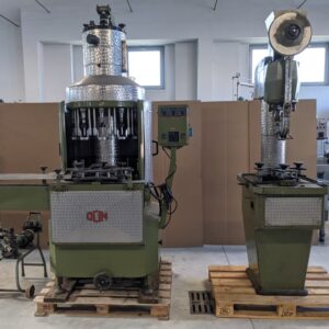 AUTOMATIC ROTARY FILLING MACHINE OCIM 12 NOZZLES AND AUTOMATIC CORKING MACHINE MONO HEAD FOR CROWN CAP FIRM OCIM, SECOND-HAND MACHINES