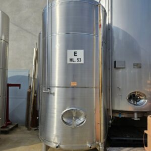 STAINLESS STEEL TANK STORAGE MODEL, FIRM SIRIO ALIBERTI, CAPACITY LITERS 5300 (HL 53) ABOUT, SECOND-HAND EQUIPMENT