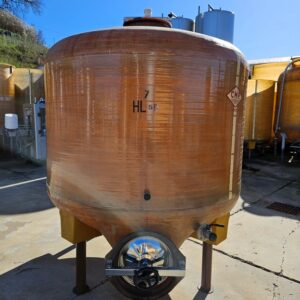FIBERGLASS TANK, FIRM CMP, CAPACITY HL 50 ABOUT, WINEMAKING/STORAGE MODEL, SECOND-HAND EQUIPMENT
