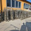 DOUBLE SUPPORTS FOR BARRIQUES IN GALVANIZED IRON, SECOND-HAND EQUIPMENT