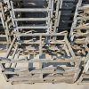 DOUBLE SUPPORTS FOR BARRIQUES IN GALVANIZED IRON, SECOND-HAND EQUIPMENT - Image 3