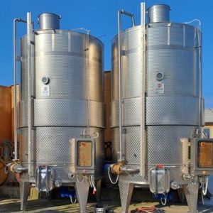 STAINLESS STEEL WINE-MAKERS, CAPACITY HL 150 ABOUT, SECOND-HAND EQUIPMENTS