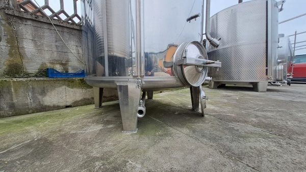 SERBATOIO IN ACCIAIO INOX, MODELLO STOCCAGGIO/VINIFICAZIONE CON PIASTRA, CAPACITÀ LITRI 3000 (HL 30), ATTREZZATURA USATA - immagine 4