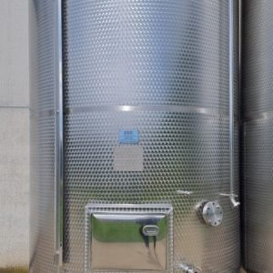 STAINLESS STEEL TANK 10,000 LITERS (100 HL), STORAGE MODEL, SECOND HAND EQUIPMENT