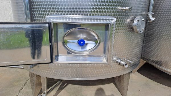 SERBATOIO IN ACCIAIO INOX 10.000 LITRI (100 HL), MODELLO STOCCAGGIO, ATTREZZATURA USATA - immagine 5