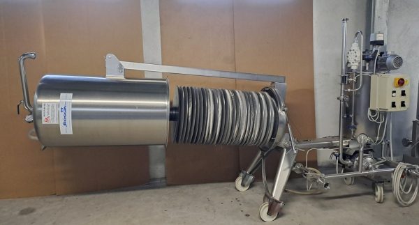 FILTRO IN ACCIAIO INOX MARCA SFOGGIA  A FARINA FOSSILE , 5MQ DI SUPERFICIE FILTRANTE, A DISCHI ORIZZONTALI , MACCHINA USATA - immagine 8
