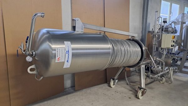 FILTRO IN ACCIAIO INOX MARCA SFOGGIA  A FARINA FOSSILE , 5MQ DI SUPERFICIE FILTRANTE, A DISCHI ORIZZONTALI , MACCHINA USATA - immagine 9