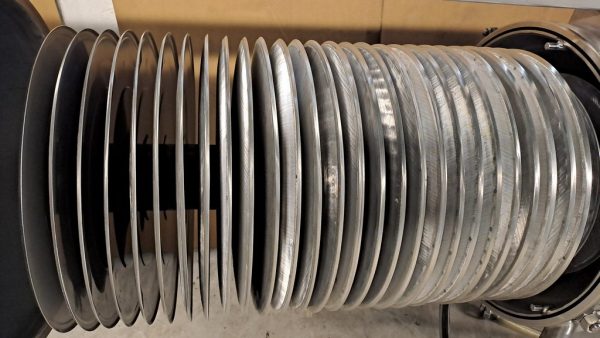 FILTRO IN ACCIAIO INOX MARCA SFOGGIA  A FARINA FOSSILE , 5MQ DI SUPERFICIE FILTRANTE, A DISCHI ORIZZONTALI , MACCHINA USATA - immagine 12