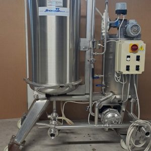 FILTRO IN ACCIAIO INOX MARCA SFOGGIA  A FARINA FOSSILE , 5MQ DI SUPERFICIE FILTRANTE, A DISCHI ORIZZONTALI , MACCHINA USATA