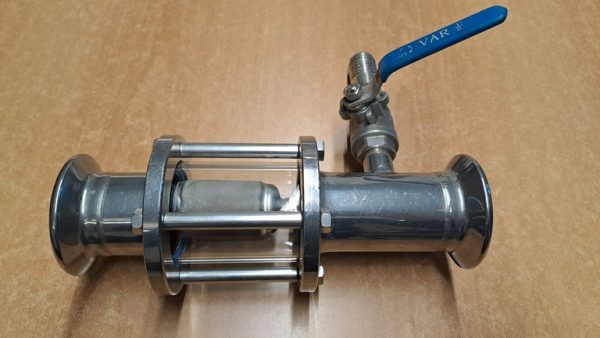 VENTURI TUBE WITH INSPECTION GLASS AND POROUS CANDLE, SECOND HAND MACHINE