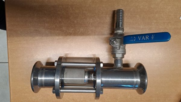 VENTURI TUBE WITH INSPECTION GLASS AND POROUS CANDLE, SECOND HAND MACHINE - Image 2