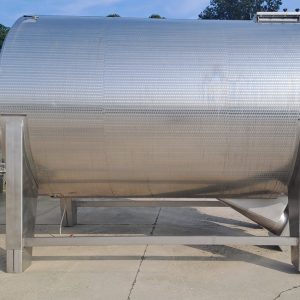HORIZONTAL WINE-MAKER STAINLESS STEEL AISI 304, FIRM MONDOINOX, CAPACITY HL 100, SECOND-HAND EQUIPMENT