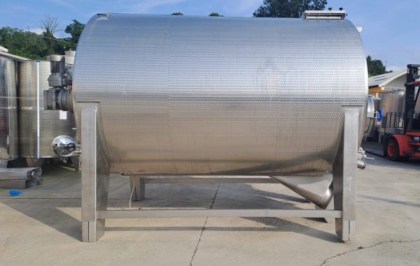 VINIFICATORE ORIZZONTALE IN ACCIAIO INOX 304, MARCA MONDOINOX CAPACITÀ HL 100, ATTREZZATURA USATA