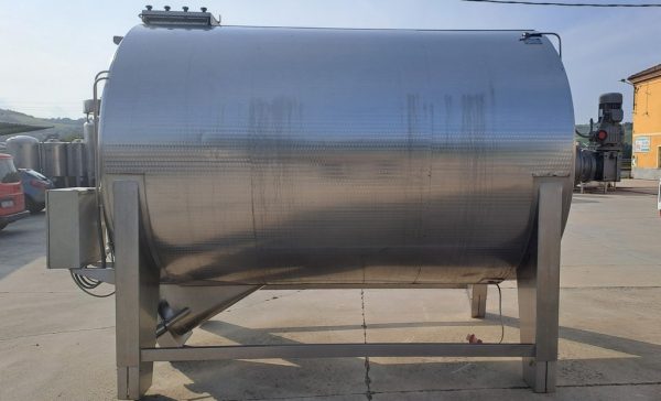 VINIFICATORE ORIZZONTALE IN ACCIAIO INOX 304, MARCA MONDOINOX CAPACITÀ HL 100, ATTREZZATURA USATA - immagine 13