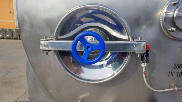 VINIFICATORE ORIZZONTALE IN ACCIAIO INOX 304, MARCA MONDOINOX CAPACITÀ HL 100, ATTREZZATURA USATA - immagine 10