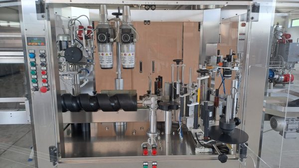 ETICHETTATRICE ADESIVA OMB A TRE STAZIONI CON DISTRIBUTORE DI CAPSULE, MACCHINA USATA - immagine 14
