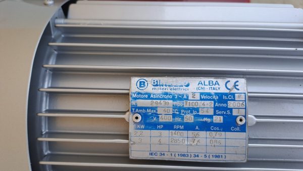 POMPA A PISTONE AMBROSI MOD. 200HL, MONOCILINDRICA CORPO POMPA IN BRONZO, MACCHINA USATA - immagine 15