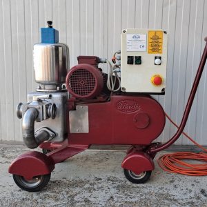 PISTON PUMP REVELLO 120HL MOD. ATENA  IN INOX , SINGLE-CYLINDER STAINLESS STEEL BODY PUMP, SECOND-HAND MACHINE