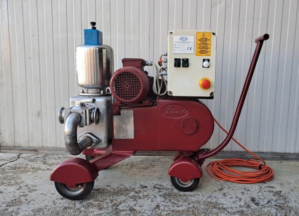 PISTON PUMP REVELLO 120HL MOD. ATENA  IN INOX , SINGLE-CYLINDER STAINLESS STEEL BODY PUMP, SECOND-HAND MACHINE