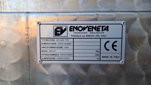 DIRASPATRICE IN ACCIAIO INOX MARCA ENOVENETA, MACCHINA USATA - immagine 10