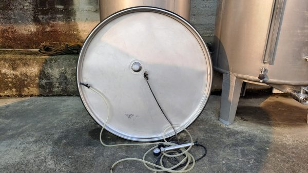 STAINLESS STEEL TANKS, CONICAL BOTTOM FLOATING LID, AZZINI FIRM, LITER CAPACITY 2300 (HL 23), SECOND-HAND EQUIPMENT - Image 5