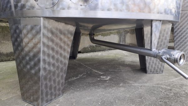 STAINLESS STEEL TANK STORAGE/WINEMAKING MODEL CAPACITY LITERS 3000 (HL 30) WITH TOTAL INSULATION, SECOND-HAND EQUIPMENT - Image 7