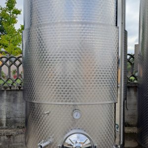 STAINLESS STEEL TANK CMP FIRM WINEMAKING/ STORAGE CAPACITY LITERS 5100 (HL 51) WITH INSULATED BAND, SECOND-HAND EQUIPMENT