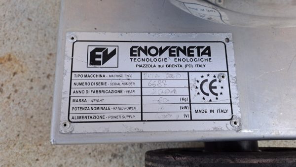 ENOVENETA PUMP MODEL “ZETA 250” WITH NEOPRENE IMPELLER, USED EQUIPMENT - Image 5