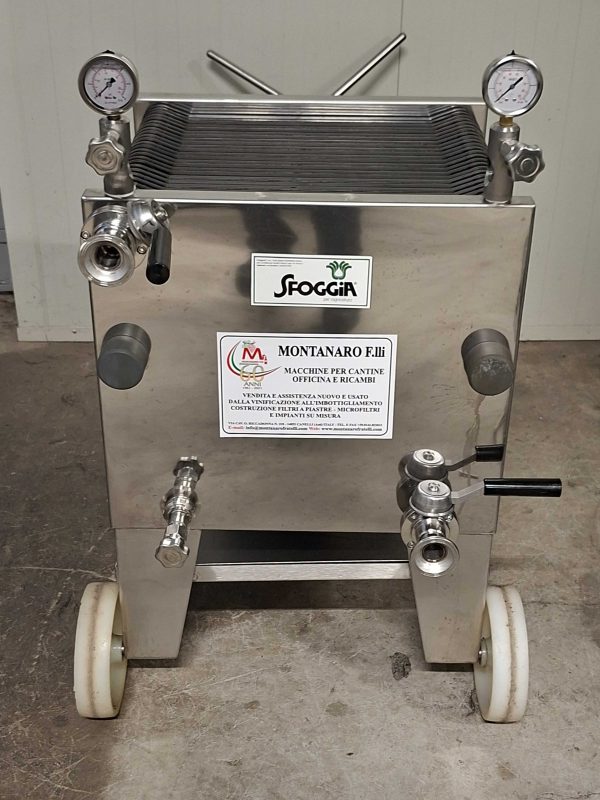 PLATES FILTER FIRM SFOGGIA MODEL 40X40 24 PLATES, SECOND-HAND MACHINE
