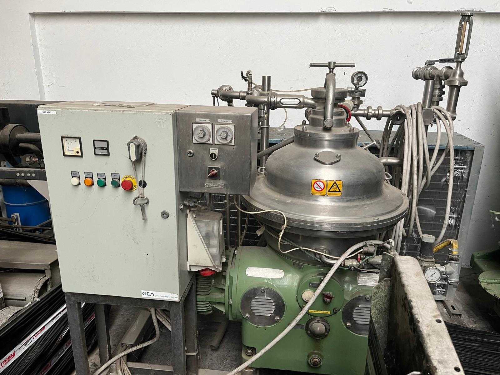 GEA WESTFALIA DISC CENTRIFUGE, MODEL SA35-47-076, SECOND HAND MACHINE GEA WESTFALIA DISC CENTRIFUGE, MODEL SA35-47-076, SECOND HAND MACHINE