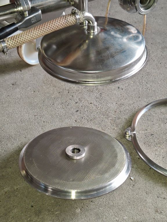 KIESELGUR FILTER VELO FIRM IN STAINLESS STEEL, 3MQ OF FILTERING SURFACE, SECOND-HAND MACHINE - Image 6 KIESELGUR FILTER VELO FIRM IN STAINLESS STEEL, 3MQ OF FILTERING SURFACE, SECOND-HAND MACHINE - Image 6