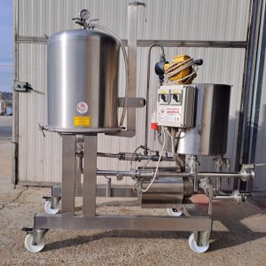 KIESELGUR FILTER SPADONI IN STAINLESS STEEL, MODEL DCBL, 3MQ WITH HORIZONTAL SHEETS, SECOND HAND MACHINE