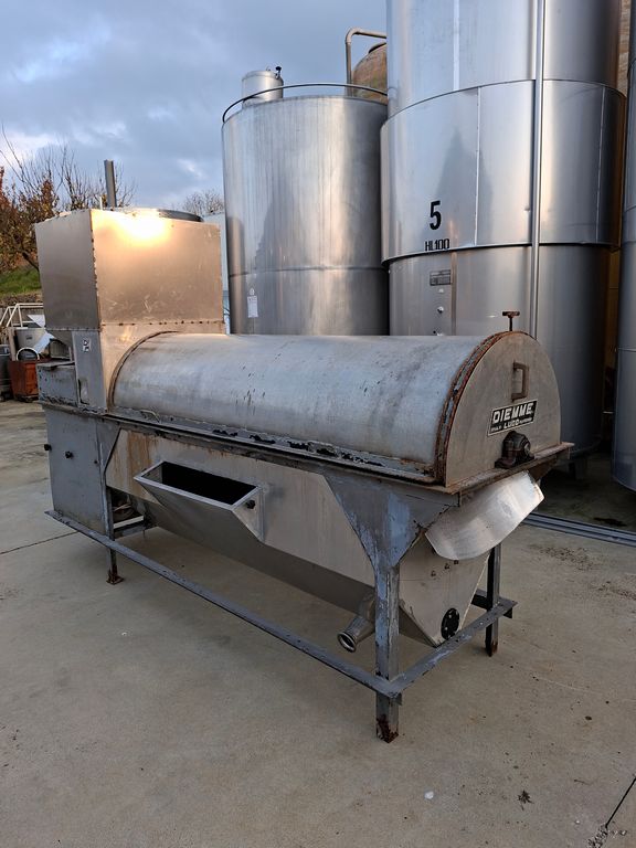 DESTEMMER-CRUSHER DIEMME FIRM IN STAINLESS STEEL, SECOND-HAND MACHINE DESTEMMER-CRUSHER DIEMME FIRM IN STAINLESS STEEL, SECOND-HAND MACHINE