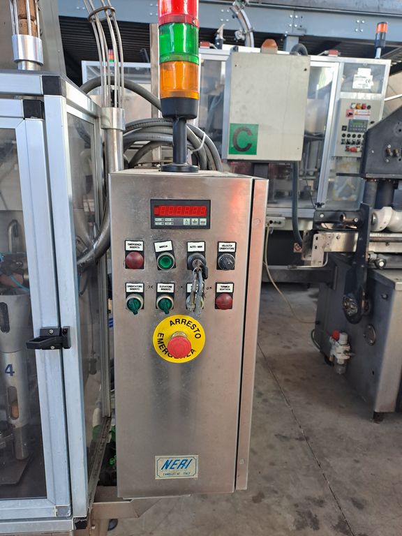 MBF 12-HEAD CORKING MACHINE FOR MUSHROOM AND NATURAL CORKS, MODEL CORKMATIC R/S, WITH NERI CAP FEEDER, USED MACHINE - Image 26 MBF 12-HEAD CORKING MACHINE FOR MUSHROOM AND NATURAL CORKS, MODEL CORKMATIC R/S, WITH NERI CAP FEEDER, USED MACHINE - Image 26