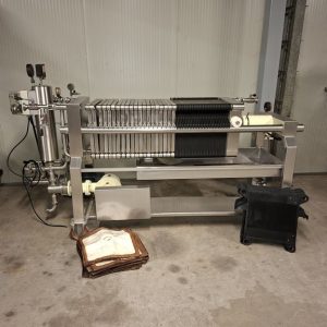 WINE LEES FILTER ROSSETTO 20 PLATES WITH MIXER, SECOND-HAND MACHINE