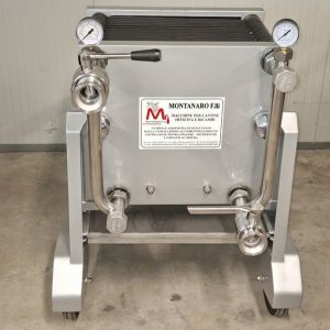 PLATES FILTER PADOVAN 40×40, 15 PLATES, ENAMELED STEEL FRAME, SECOND-HAND MACHINE