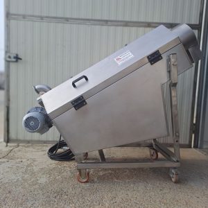 ELEVATORE/SGRONDATORE IN ACCIAIO INOX MARCA BOSIO, MACCHINA USATA