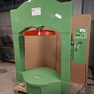 PRESSA IDRAULICA, DIAMETRO 80 CON 2 CARRELLI, MACCHINA USATA